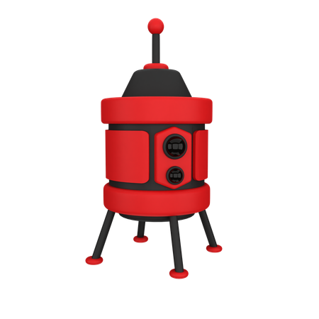 Cápsula espacial  3D Icon