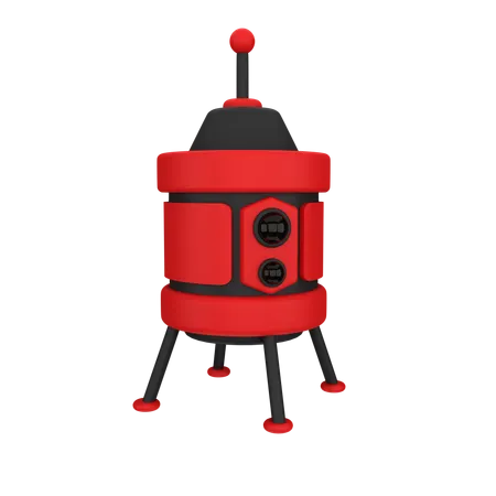 Cápsula espacial  3D Icon