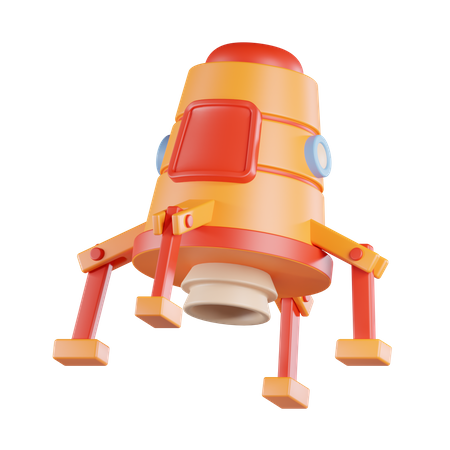 Cápsula espacial  3D Icon