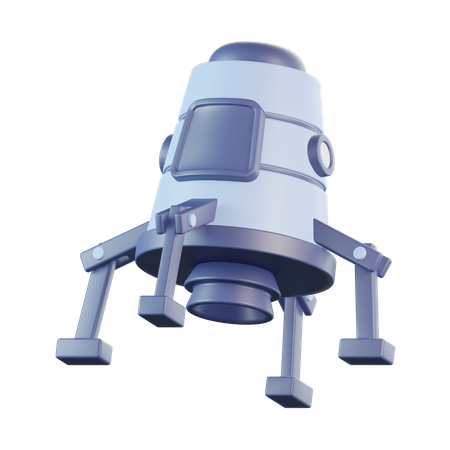 Cápsula espacial  3D Icon