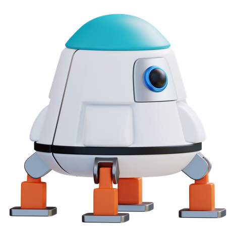 Cápsula espacial  3D Icon