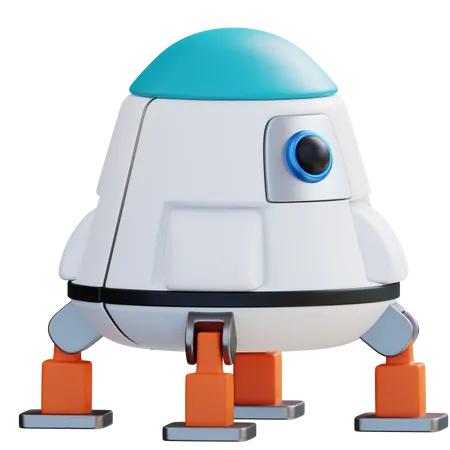 Cápsula espacial  3D Icon