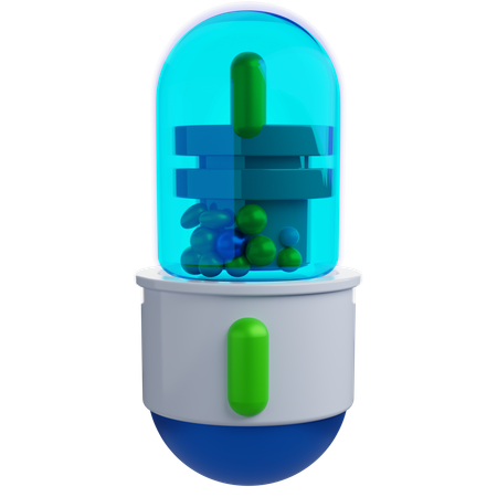 Pastilla capsula  3D Icon