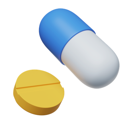 Pastilla capsula  3D Icon