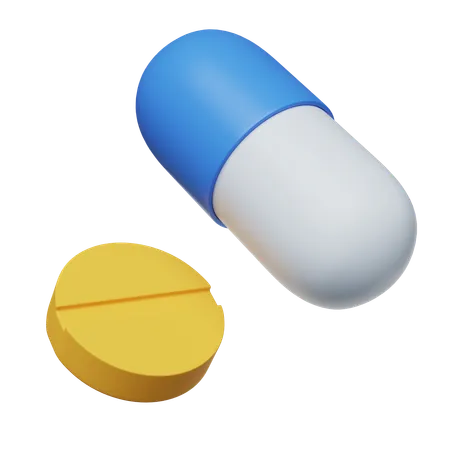 Pastilla capsula  3D Icon