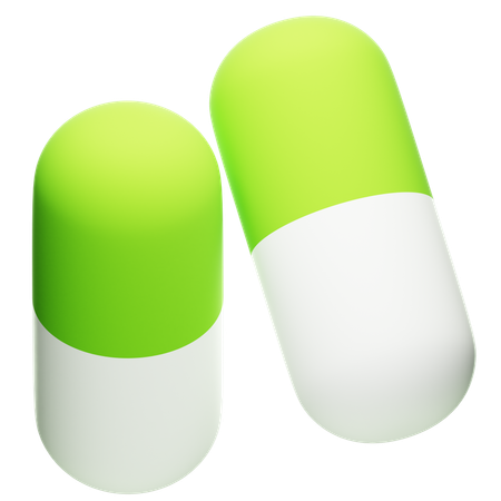Cápsulas de proteína  3D Icon