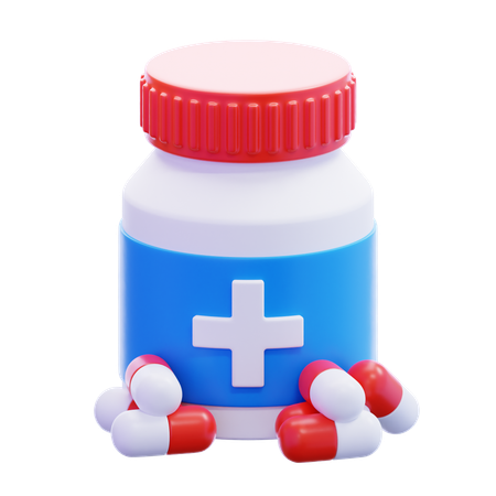 Cápsulas de medicamentos  3D Icon