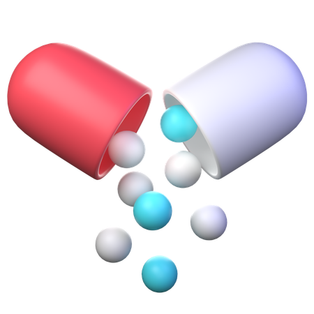 Cápsulas de medicamentos  3D Icon