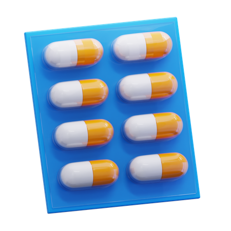 Capsule  3D Icon