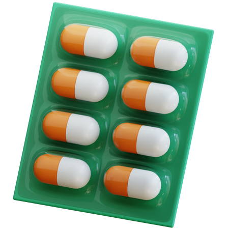 Capsule  3D Icon