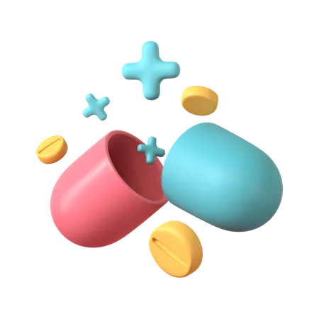 Capsule  3D Icon