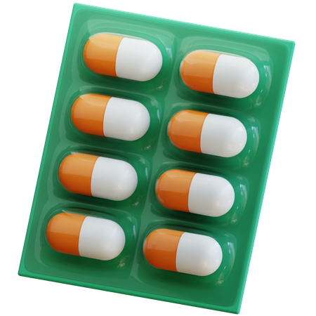 Capsule  3D Icon