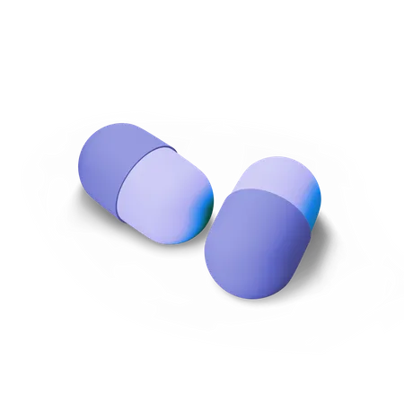 Capsule  3D Illustration