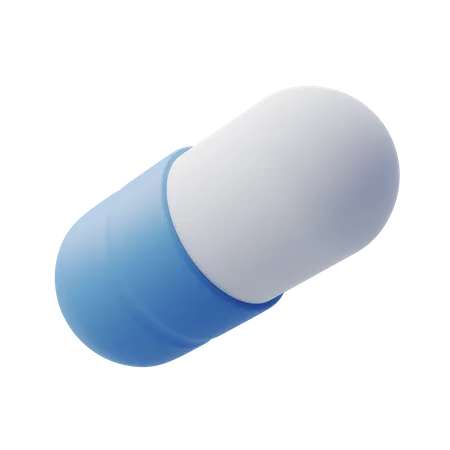 Icone 3 D De Pilules Capsule Medicament Sante Comprime Pharmaceutique 3D Icon