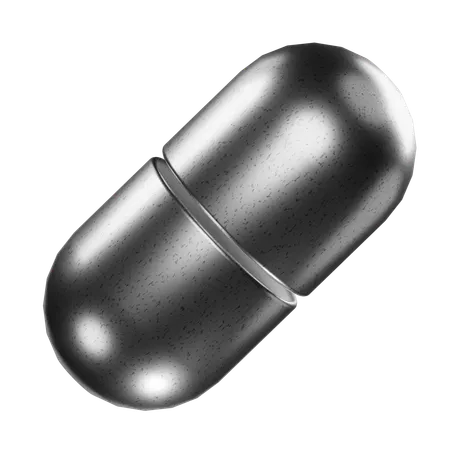 Capsule Abstract Shape  3D Icon