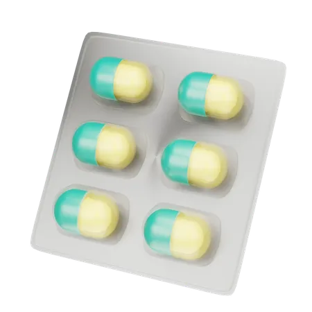 Bandelette de capsules  3D Icon