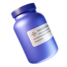 capsule bottle 3d logo