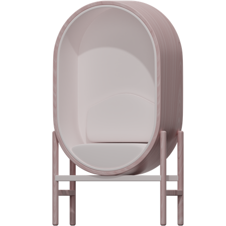 Capsule Chair  3D Icon