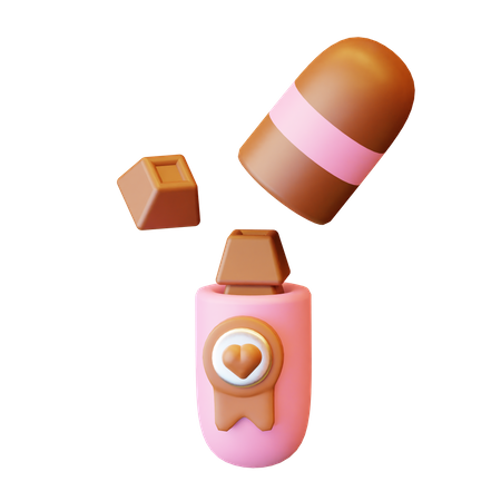 Capsule de chocolat  3D Icon