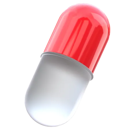 Capsule Medicine  3D Icon