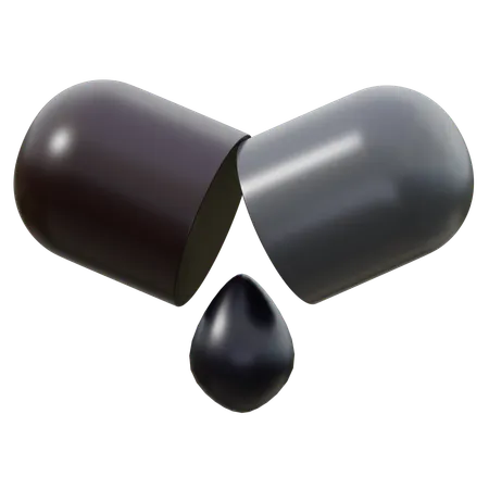 カプセル薬  3D Icon