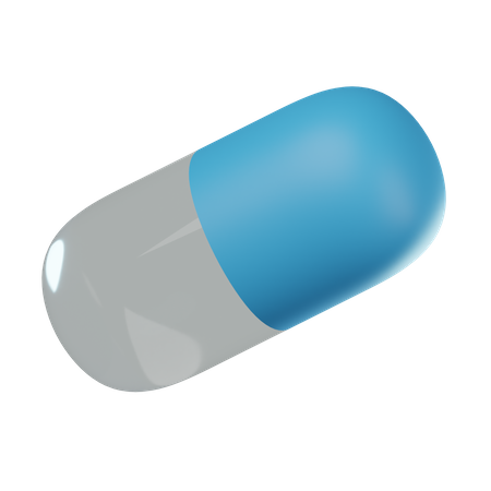 Capsule Medicine  3D Icon