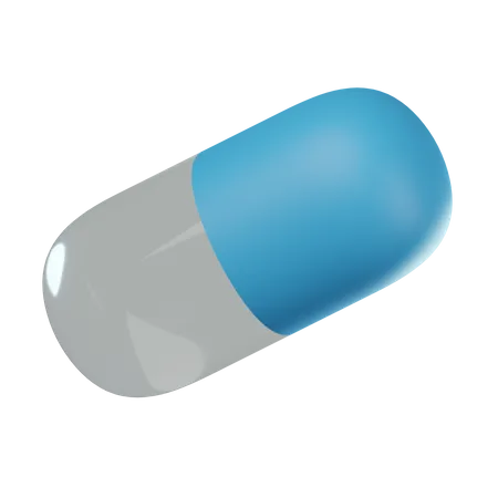 Capsule Medicine  3D Icon