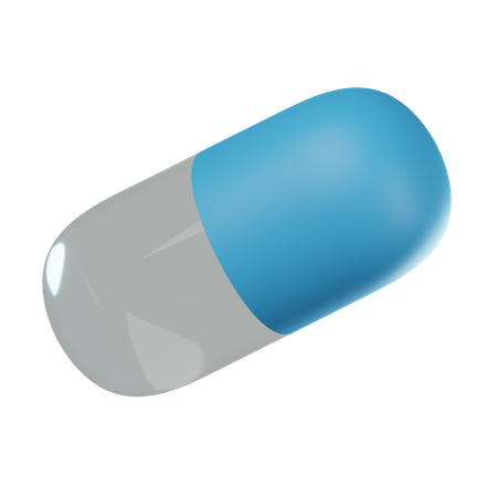 Capsule Medicine  3D Icon