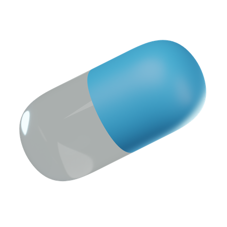 Médicament en capsule  3D Icon