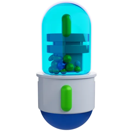 Capsule Pill  3D Icon