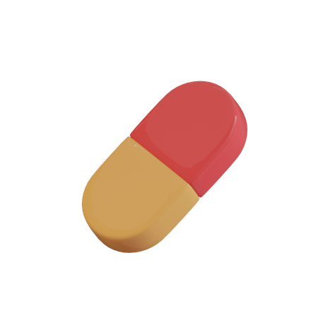 Capsule Pill  3D Icon