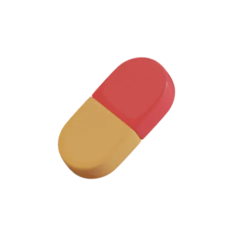 Capsule Pill  3D Icon