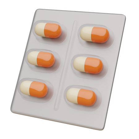 Capsule Pill  3D Icon