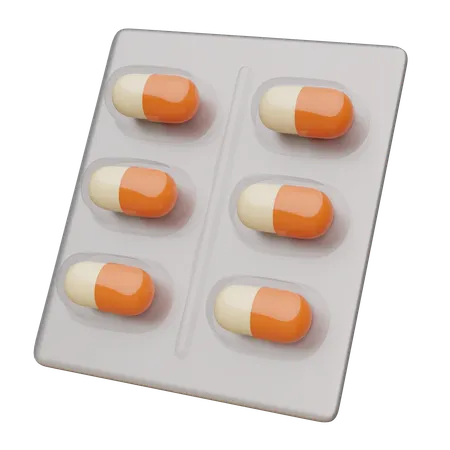 Capsule Pill  3D Icon