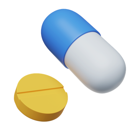 Capsule Pill  3D Icon