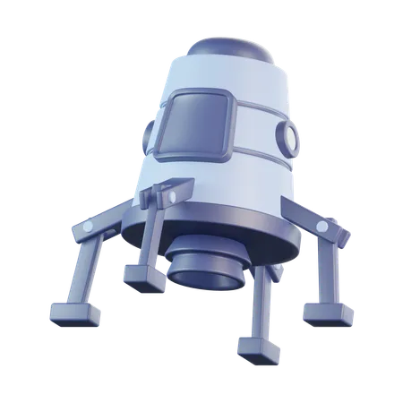 Capsule spatiale  3D Icon