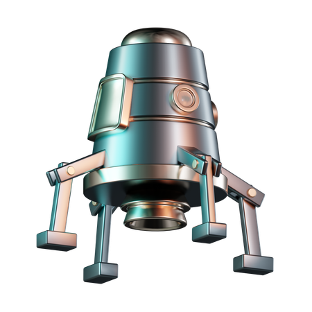 Capsule spatiale  3D Icon