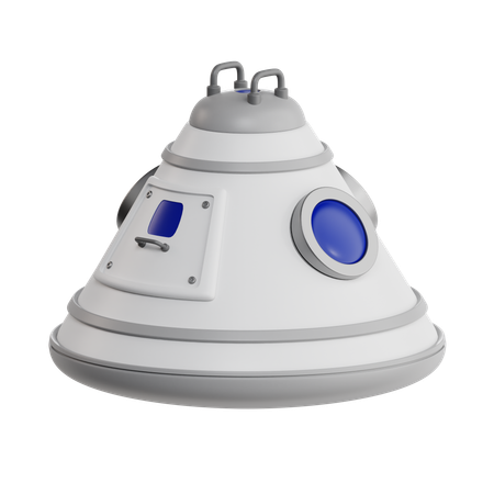 Capsule spatiale  3D Icon