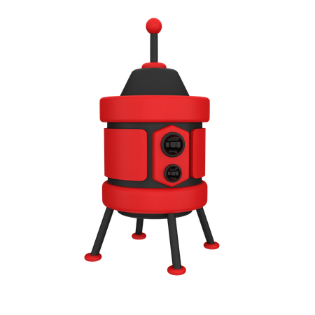 Capsule spatiale  3D Icon