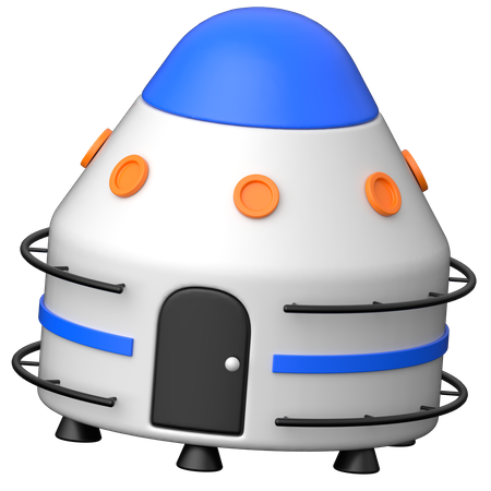 Capsule spatiale  3D Icon