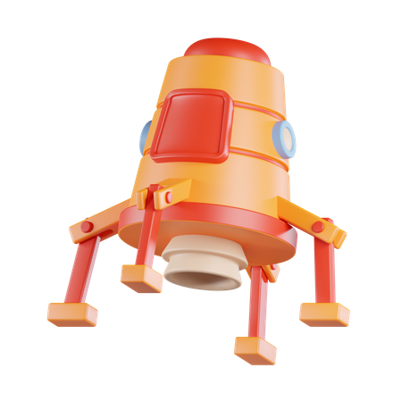 Capsule spatiale  3D Icon