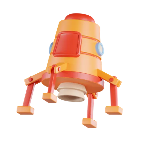 Capsule spatiale  3D Icon