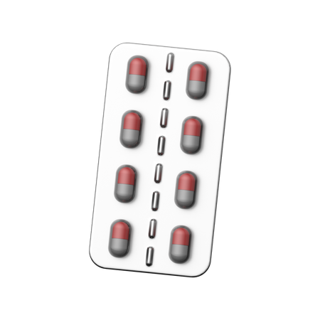 Bande de capsules  3D Icon