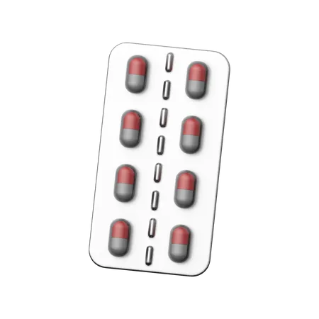 Bande de capsules  3D Icon