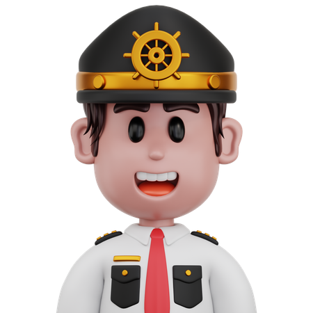 Captain  3D Icon