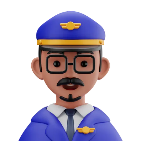 Captain  3D Icon