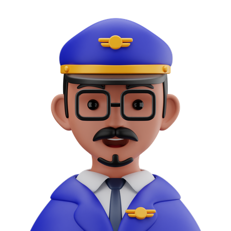 Captain  3D Icon