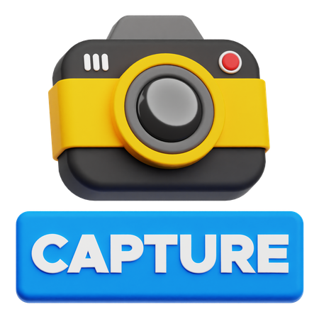 Capture Camera  3D Icon