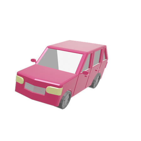 자동차  3D Icon