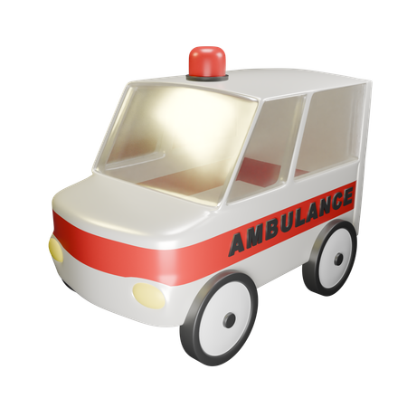 Car Ambulance  3D Icon